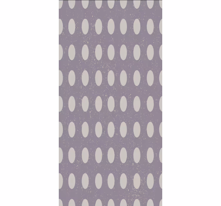 Papier peint salle à manger cercles géométriques gris et violet - TenStickers
