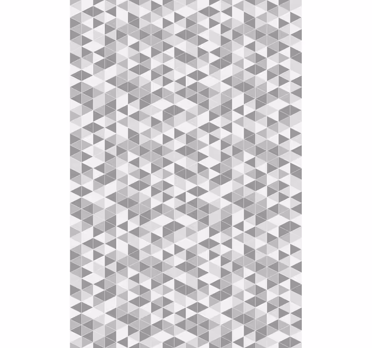Papier peint salle à manger motif triangulaire géométrique - TenStickers