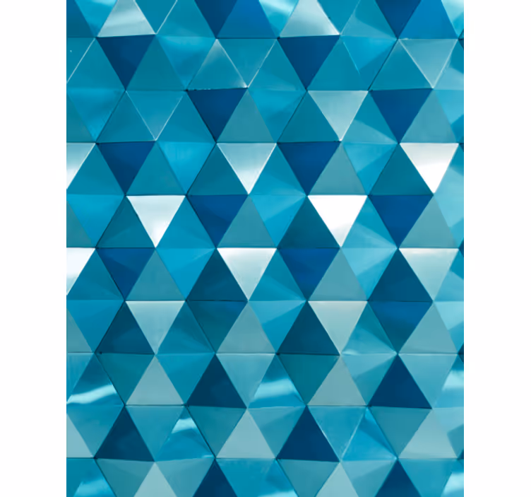 Papier peint formes géométriques carrelage triangulaire - TenStickers