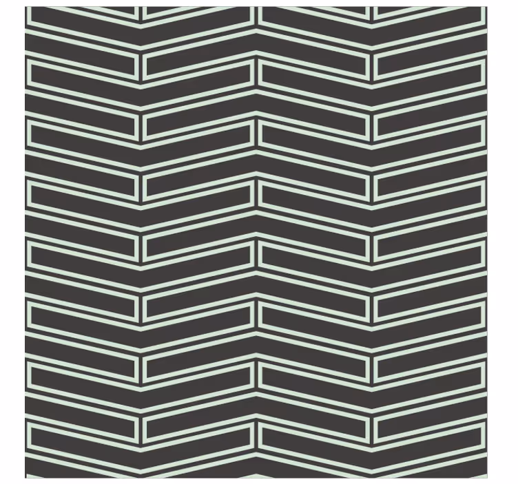 Papier peint formes géométriques lignes en chevron - TenStickers