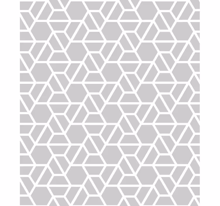 Papier peint formes géométriques design treillis - TenStickers
