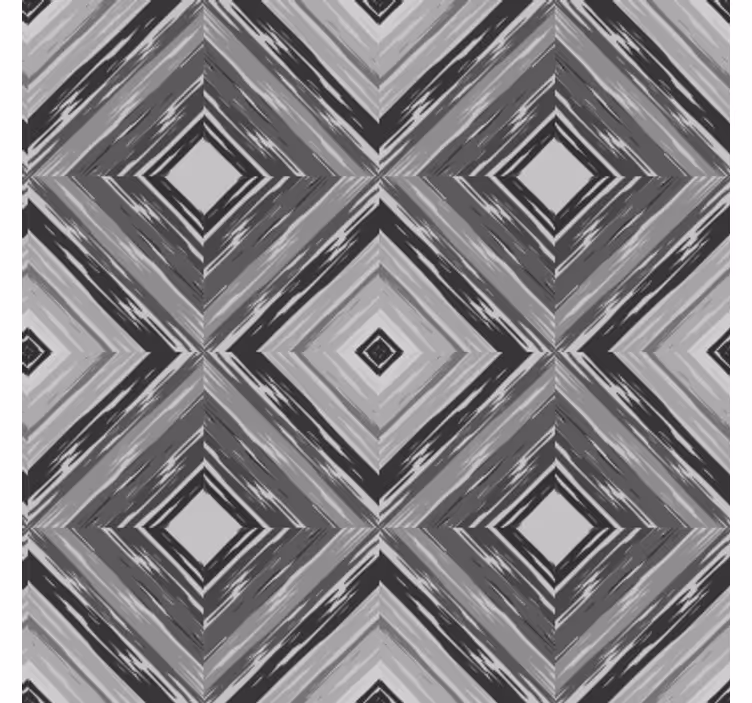 Papier peint formes géométriques illusion de diamant - TenStickers