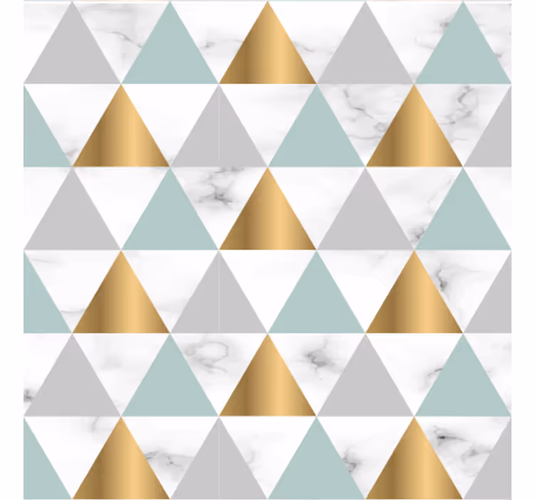 Papier peint formes géométriques triade géométrique - TenStickers