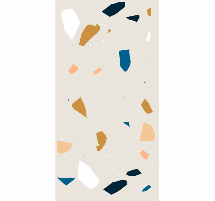 Papier peint formes géométriques terrazzo Éclaboussement - TenStickers