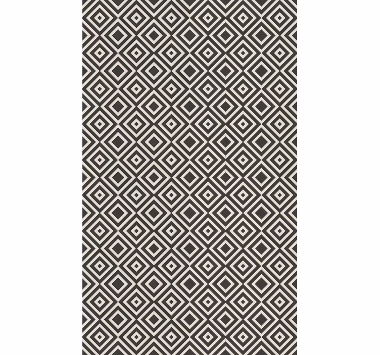 Papier peint formes géométriques motif diamant - TenStickers