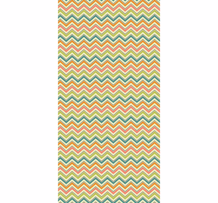 Papier peint formes géométriques chevron zigzag - TenStickers