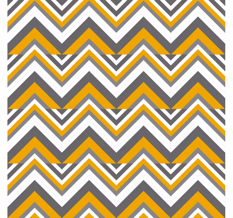 Papier peint formes géométriques motif chevron - TenStickers