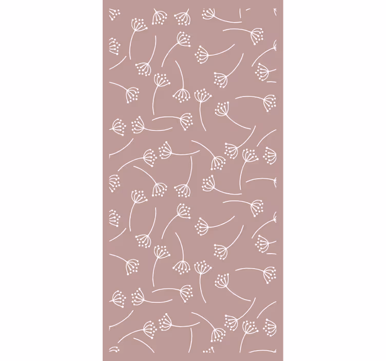 Papier peint nature motif floral doux - TenStickers