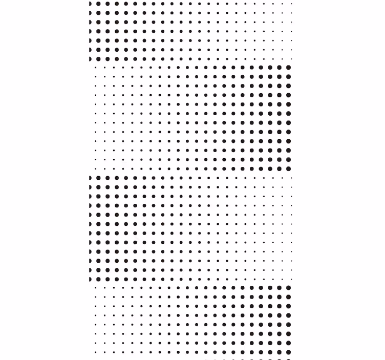 Papier peint chambre adulte pois noirs avec lignes - TenStickers