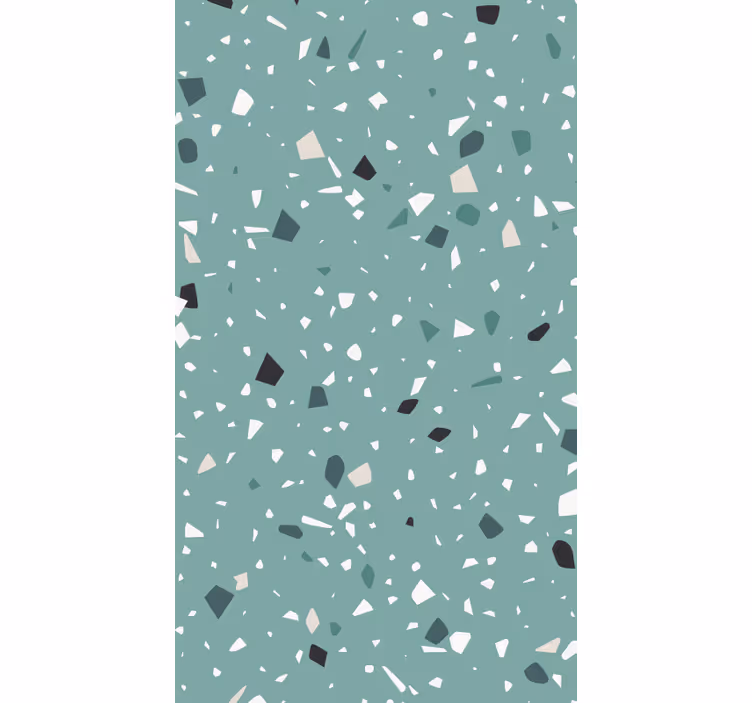 Papier peint texture terrazzo aquamarine - TenStickers