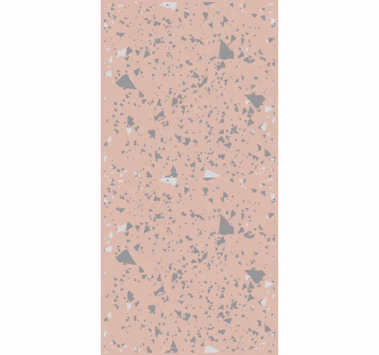 Papier peint texture terrazzo rose et gris - TenStickers