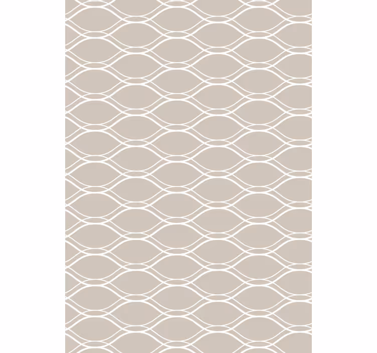 Papier peint texture beige à motifs lignes blanches - TenStickers