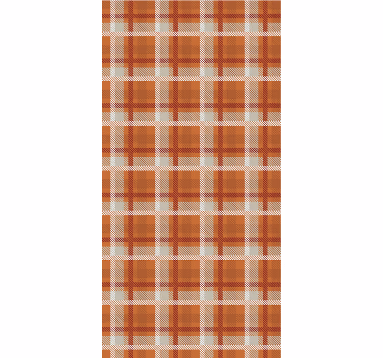 Papier peint chambre adulte à carreaux d'automne - TenStickers