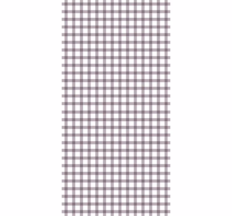 Papier peint texture vichy lilas - TenStickers