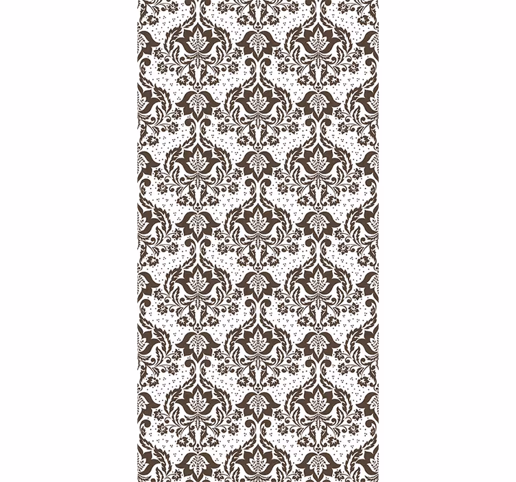 Papier peint vintage à motif baroque - TenStickers