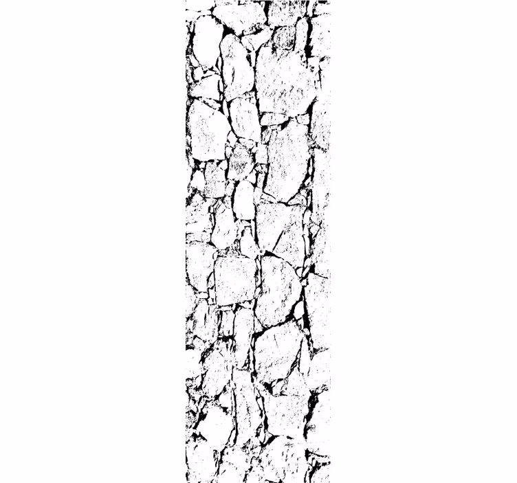 Papier peint effet marbre style gris fissuré - TenStickers