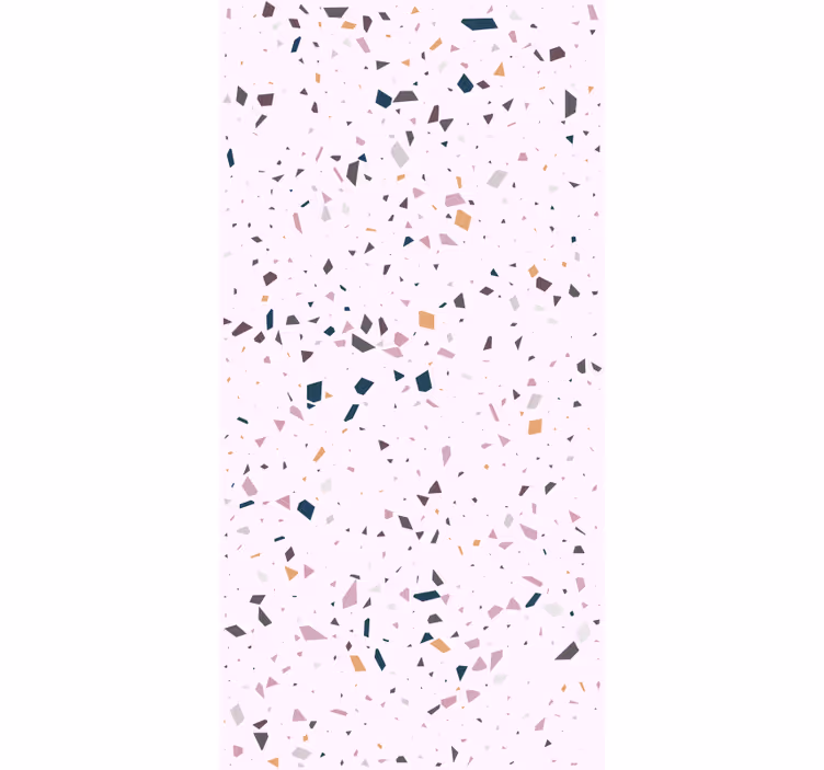 Papier peint effet marbre éclats géométriques colorés - TenStickers