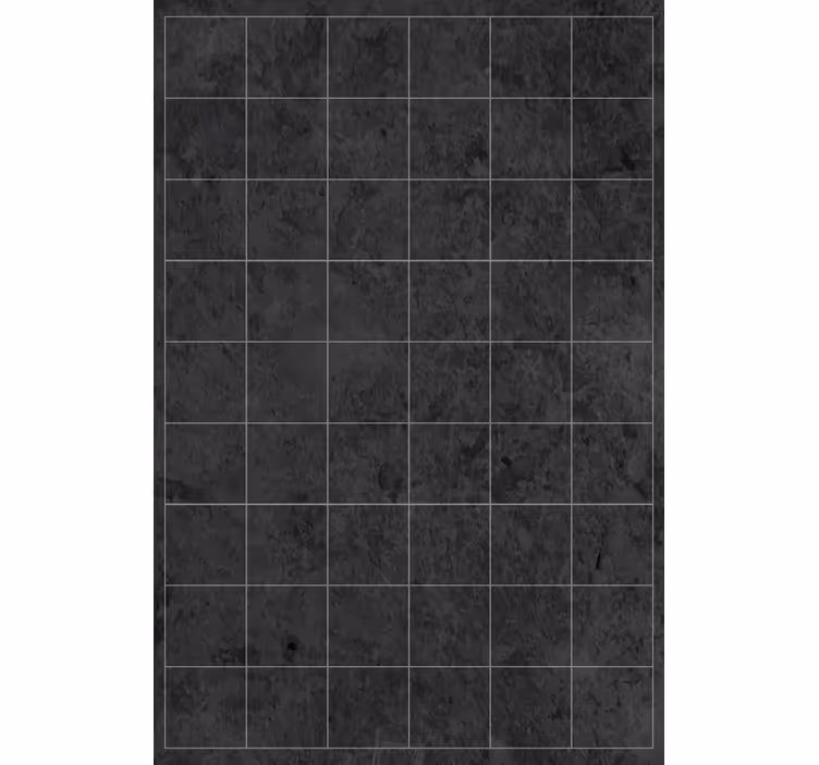Papier peint carrelage carrés rouillés - TenStickers