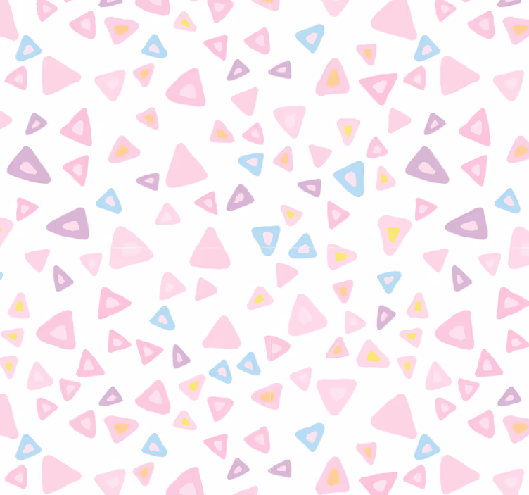 Papier peint carrelage motif pastel kawaii - TenStickers