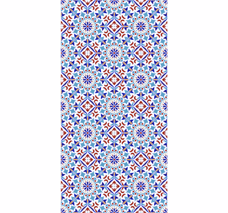 Papier peint carrelage motif céramique - TenStickers