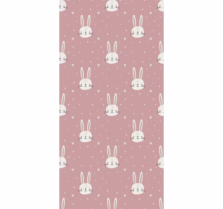 Papier peint chambre enfant motif boho rose - TenStickers
