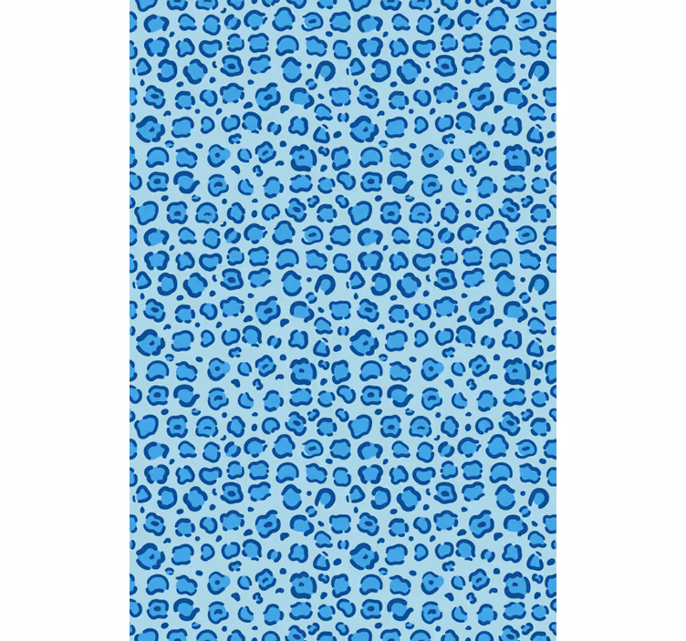 Papier peint chambre enfant motif à pois bleus - TenStickers