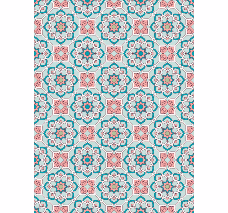 Papier peint couloir style vintage chic - TenStickers