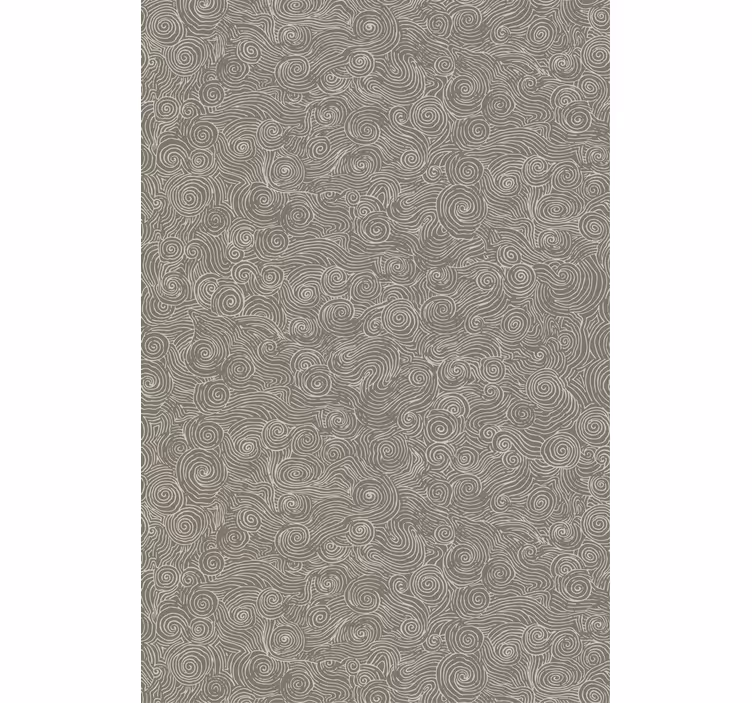 Papier peint motif lignes en spirale - TenStickers