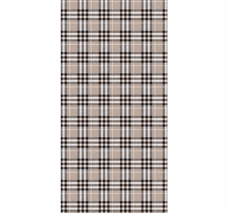 Papier peint motif à carreaux classique - TenStickers