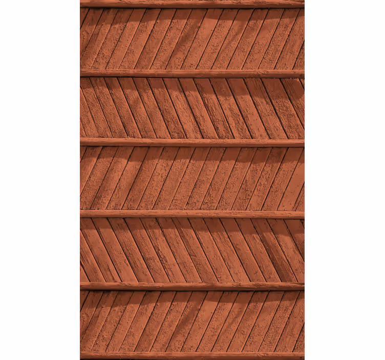 Papier peint motif chevrons en bois - TenStickers