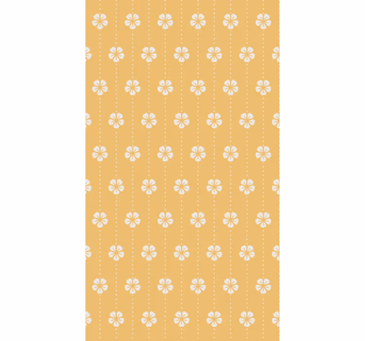 Papier peint salon motif fleurs élégant - TenStickers