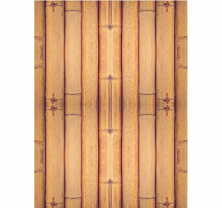 Papier peint salon effet texture bois bambou - TenStickers