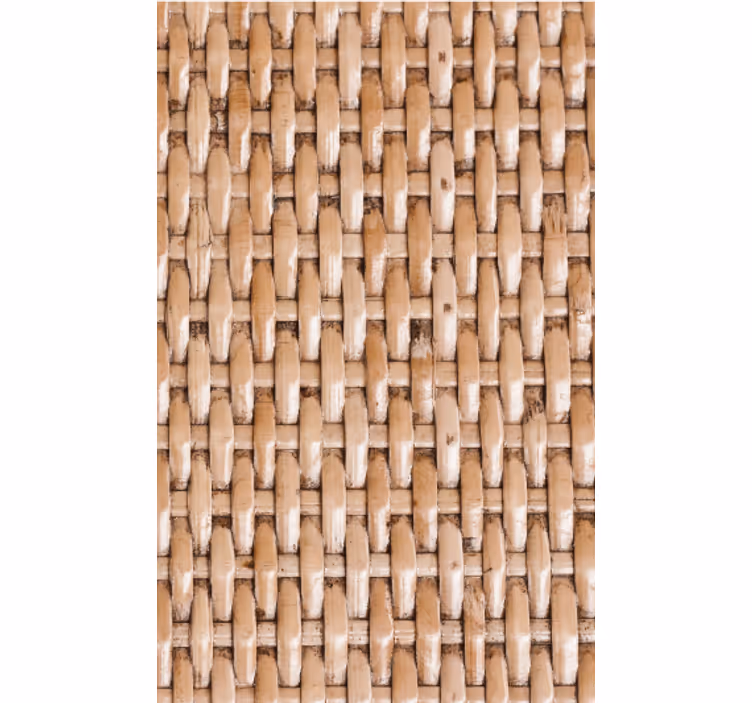 Papier peint salon imitation fibres naturelles classique - TenStickers