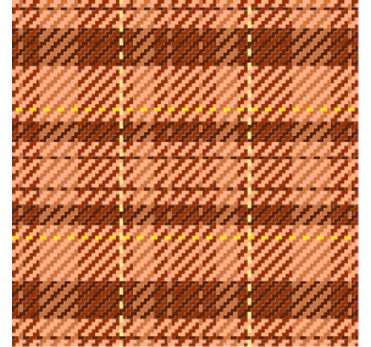 Papier peint vintage motif carré des années 70 - TenStickers