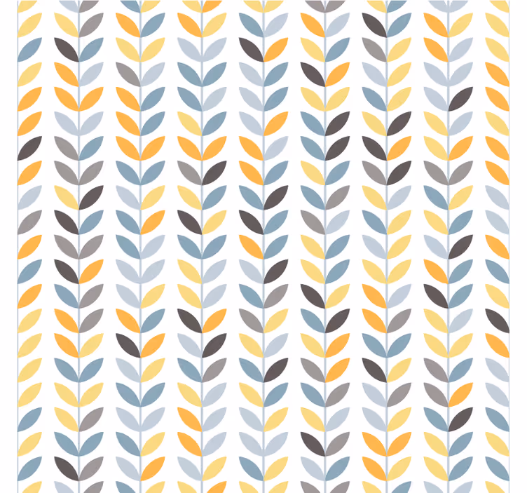 Papier peint scandinave motifs nordiques - TenStickers