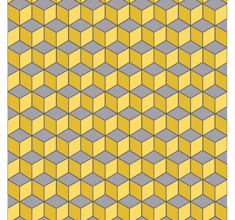 Papier peint formes géométriques carrés pantone - TenStickers