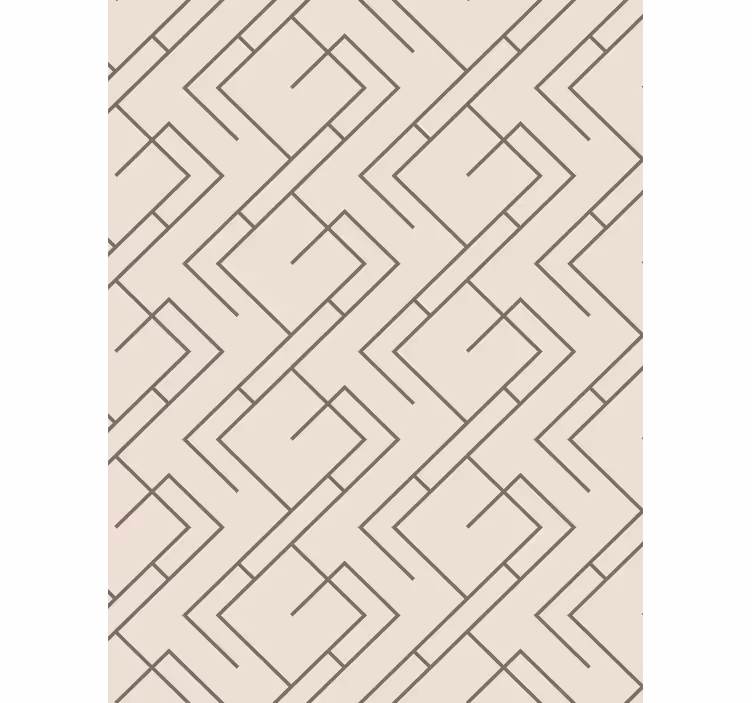 Papier peint formes géométriques motif linéaire élégant - TenStickers