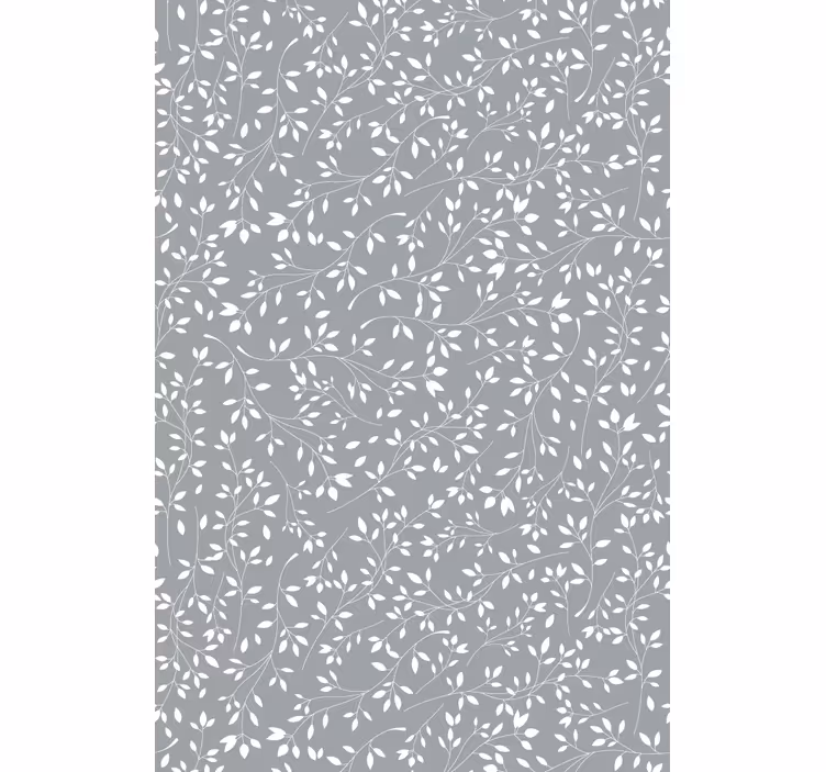 Papier peint arbres motif nature dessin plantes - TenStickers