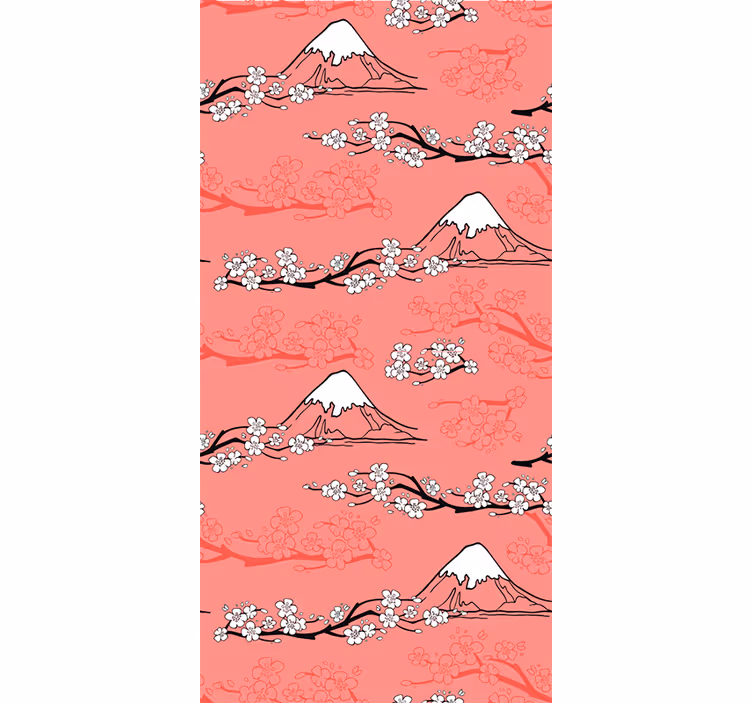 Papier peint arbres printemps - TenStickers