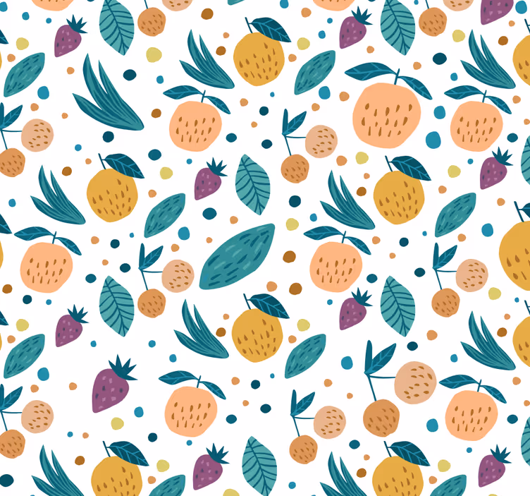 Papier peint cuisine saveurs fruitées - TenStickers