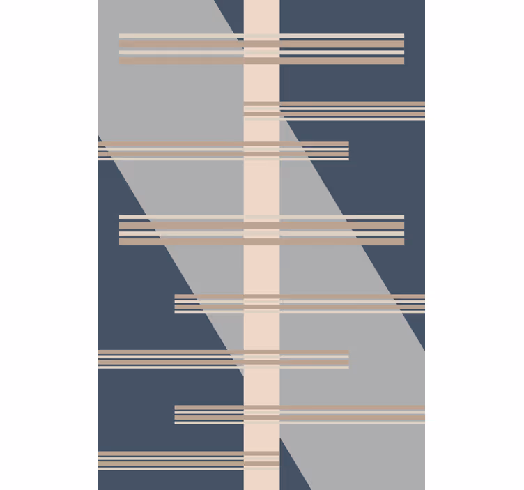 Papier peint moderne thème lignes géométriques - TenStickers