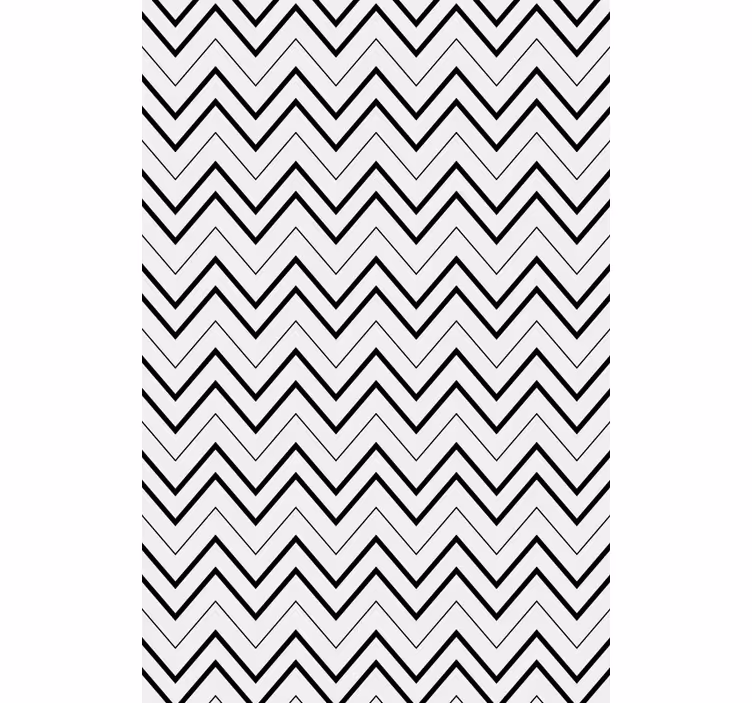 Papier peint moderne motif zigzag géométrique - TenStickers