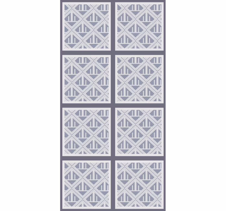 Papier peint moderne sections à motifs géométriques - TenStickers