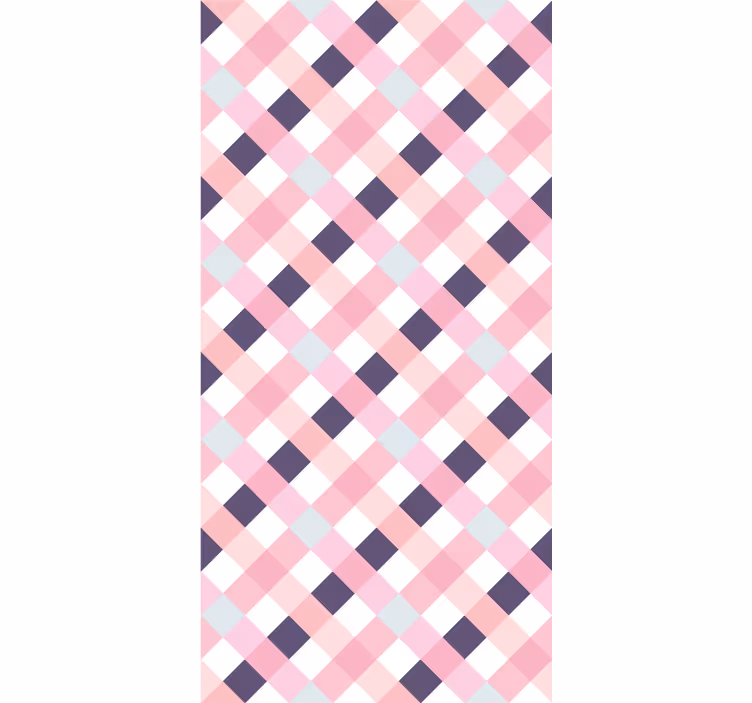 Papier peint moderne harmonie de motifs diamants - TenStickers