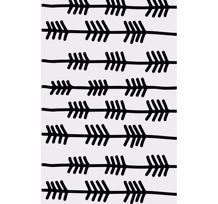 Papier peint moderne design à motifs flèches - TenStickers