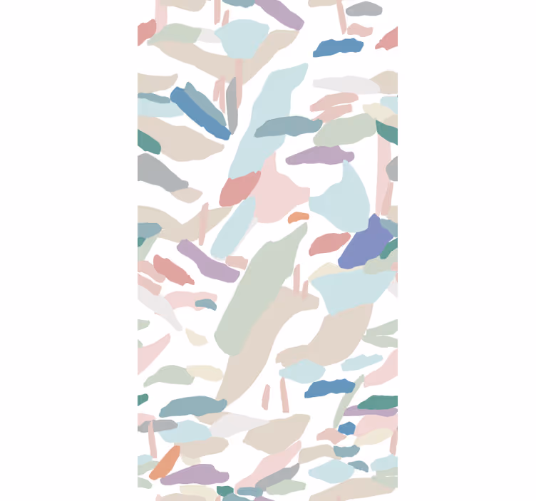 Papier peint moderne formes floues aux teintes douces - TenStickers