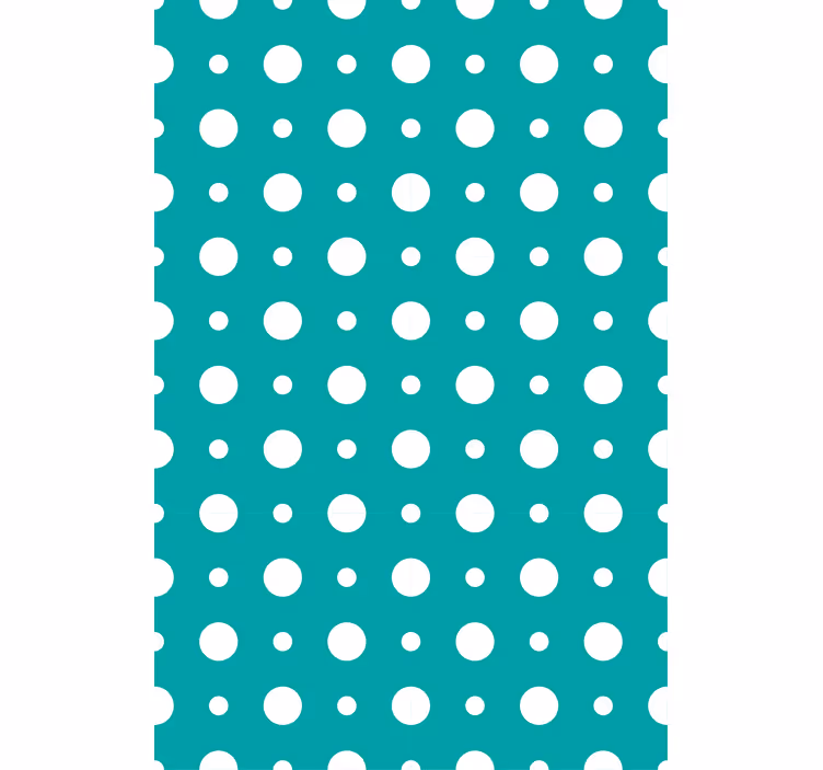 Papier peint moderne motif pois bleus - TenStickers