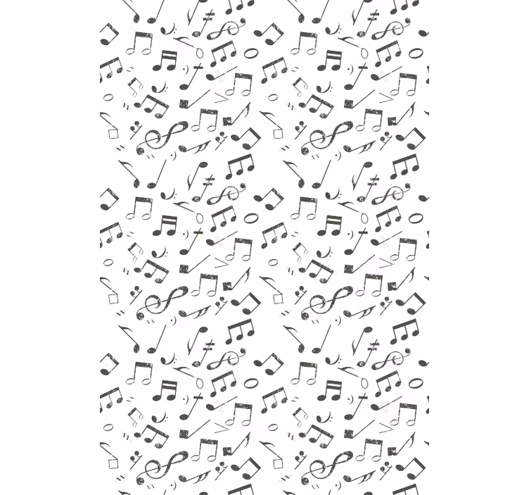 Papier peint chambre enfant notation musicale cascade - TenStickers