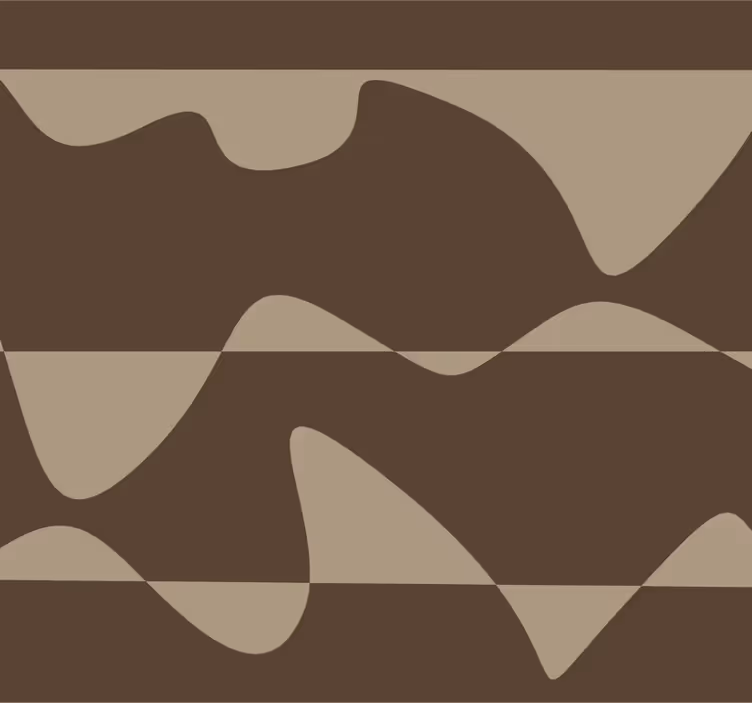 Papier peint cuisine marron abstrait - TenStickers