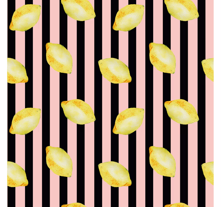 Papier peint cuisine motif citron énergique - TenStickers
